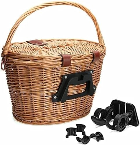 自転車カゴ 籐 Amazon | PUERI 自転車かご 自転車カゴ 自転車バスケット 子供用